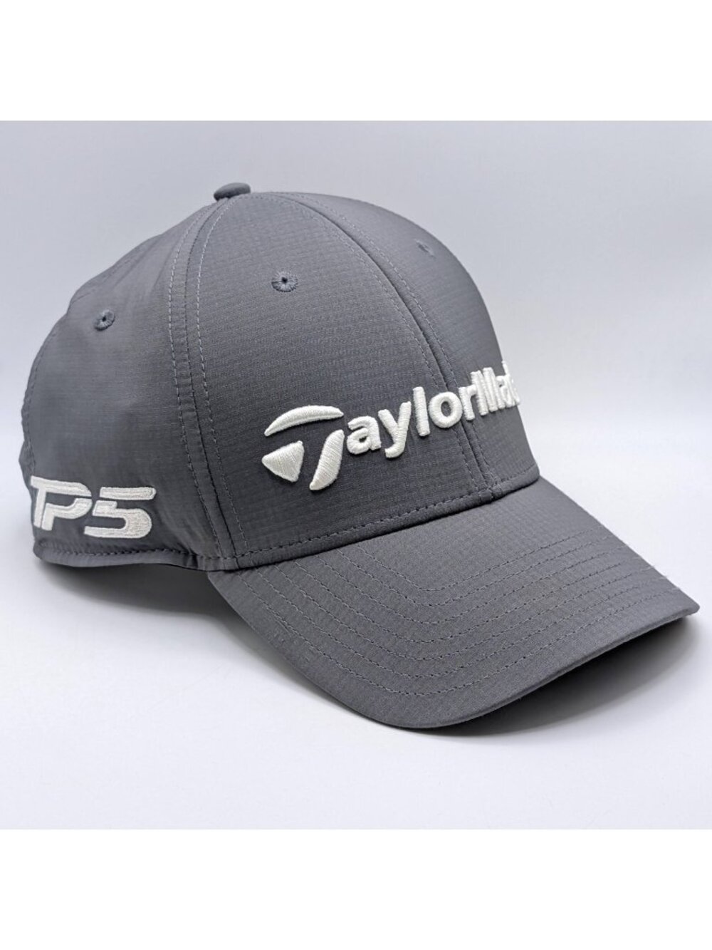 TaylorMade Golf TP5 SIM2 Gray Hat Adult Cap Adjustable Strap Back Sports Outdoor